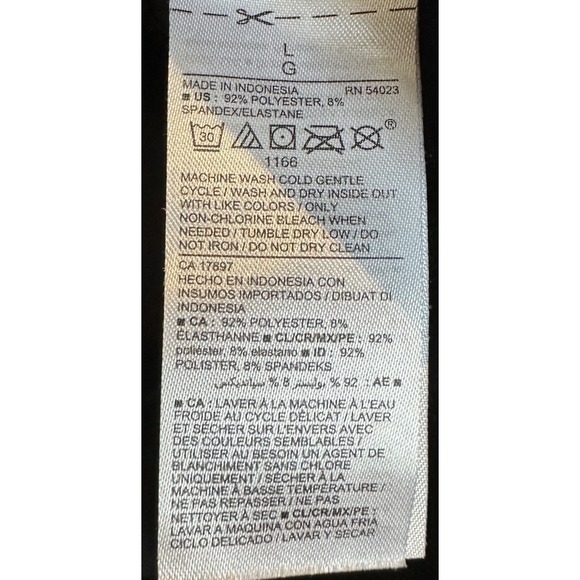 Old Navy Womens Tank Top Camisole Strappy Velvet Velour black Sz L Party Goth - Picture 4 of 7